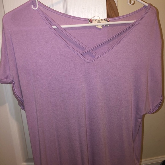Lilac Loose Tee - Picture 1 of 1